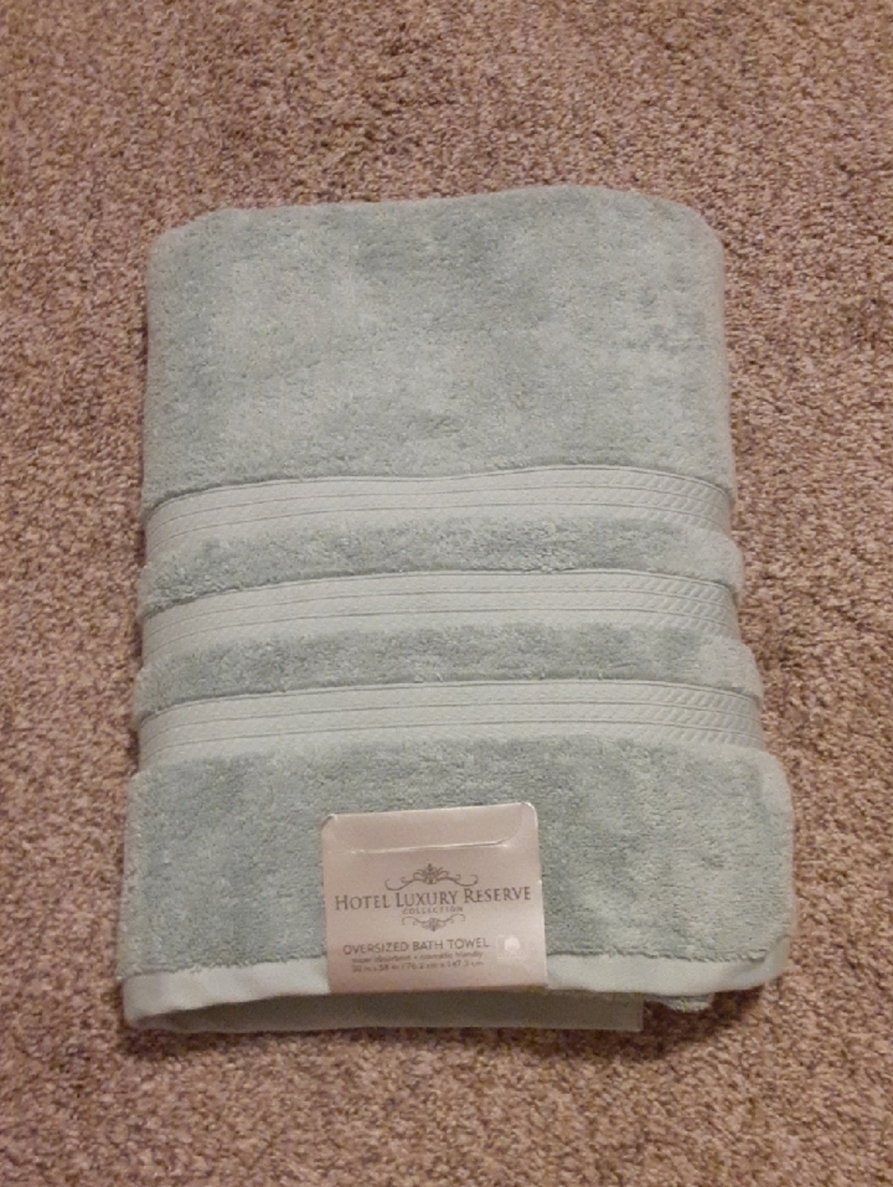 Oversized Seafoam Bath Towel
